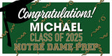 NDP Class of 2025 GARAGE DOOR BANNER