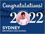 2022 Grad Flags GRADUATION YARD SIGNS with Photo