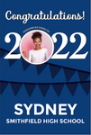 2022 Grad Flags SELF STANDING TABLE TENTS with Photo