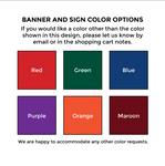 Classic Confetti 5 foot BANNER with Name Only