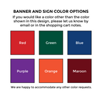Party Lights GARAGE DOOR BANNER with Name Only