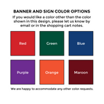 Party Lights GRADUATION DOOR BANNER with Name Only