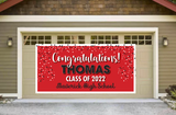 Classic Confetti GARAGE DOOR BANNER with Name Only