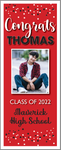 Classic Confetti GRADUATION DOOR BANNER with Photo