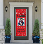 Classic Confetti GRADUATION DOOR BANNER with Photo