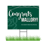 Party Lights GRADUATION YARD SIGNS with Name Only